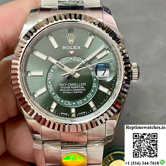 Rolex Sky Dweller M336934-0001 Zf Factory Stainless Steel-Rep Time Watches