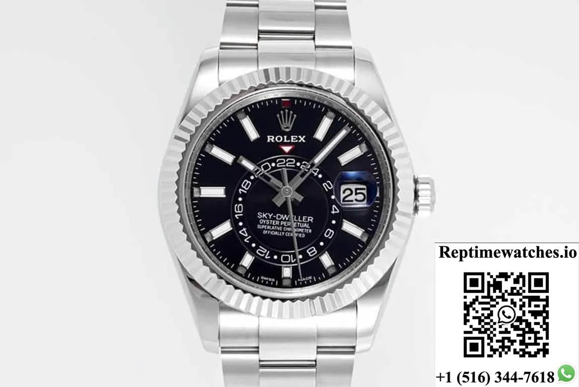 Rolex Sky Dweller M336934-0007 Zf Factory Black Dial-Rep Time Watches