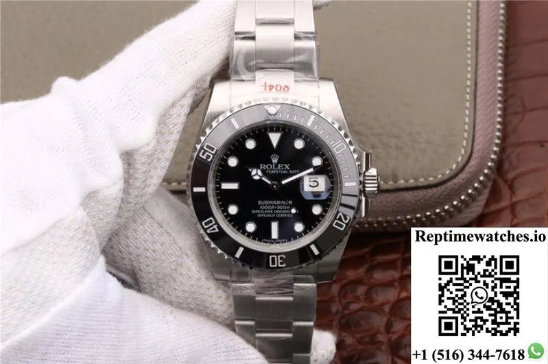 Rolex Submariner 114060 300M Noob Factory V9 Version Black Dial-Rep Time Watches