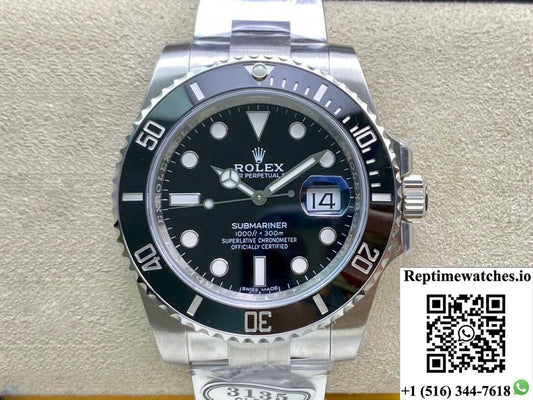 Rolex Submariner 116610Ln-97200 Clean Factory V4 Black Dial-Rep Time Watches