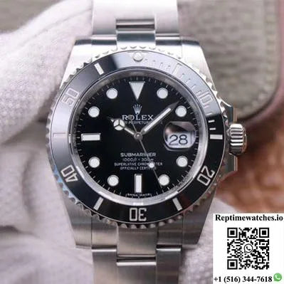 Rolex Submariner 116610Ln-97200 Noob Factory V11 Black Dial-Rep Time Watches