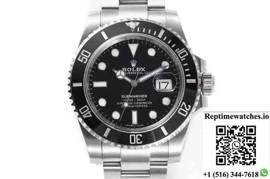 Rolex Submariner 116610Ln-97200 Zf Factory Black Dial Stainless Steel Strap-Rep Time Watches