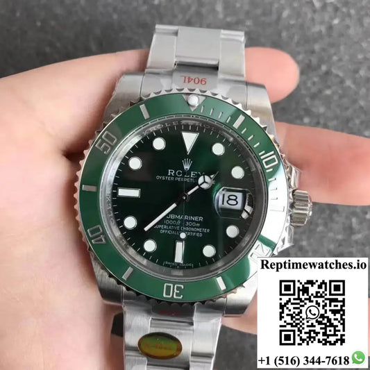 Rolex Submariner 116610LN Noob Factory V12 Green Circle AI Factory