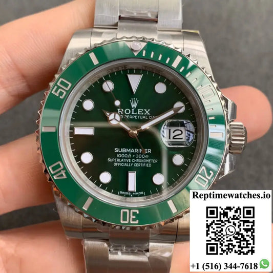 Rolex Submariner 116610LV 40MM ZZ Factory V2S Green Dial AI Factory