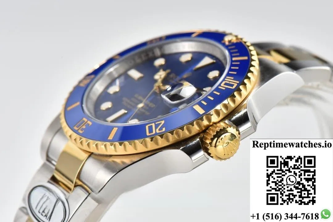 Rolex Submariner 116613Lb-0005 Clean Factory Dark Blue Dial-Rep Time Watches