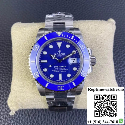 Rolex Submariner 116619LB-97209 40MM Clean Factory V5 Blue Dial - Watches