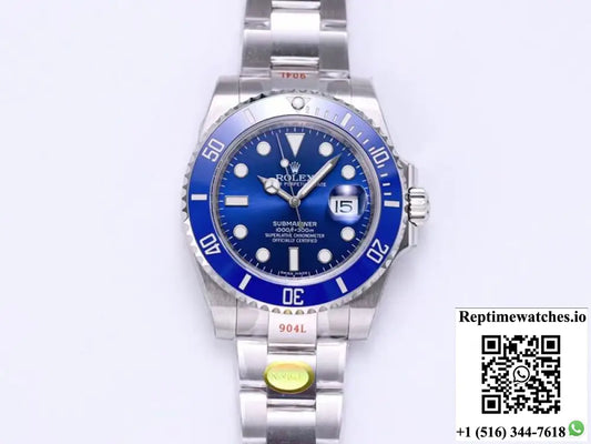 Rolex Submariner 116619LB-97209 Noob Factory V10 Blue Dial AI Factory