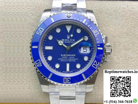 Rolex Submariner 116619Lb-97209 Vs Factory Blue Dial-Rep Time Watches