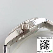 Rolex Submariner Date 116610LV Noob Factory V9 Green Dial Diamond - Watches
