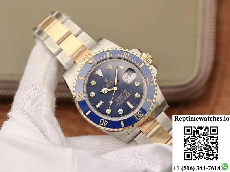 Rolex Submariner Date 116613 Gm Factory Blue Dial-Rep Time Watches
