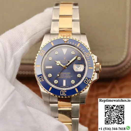 Rolex Submariner Date 116613 Gm Factory Blue Dial-Rep Time Watches
