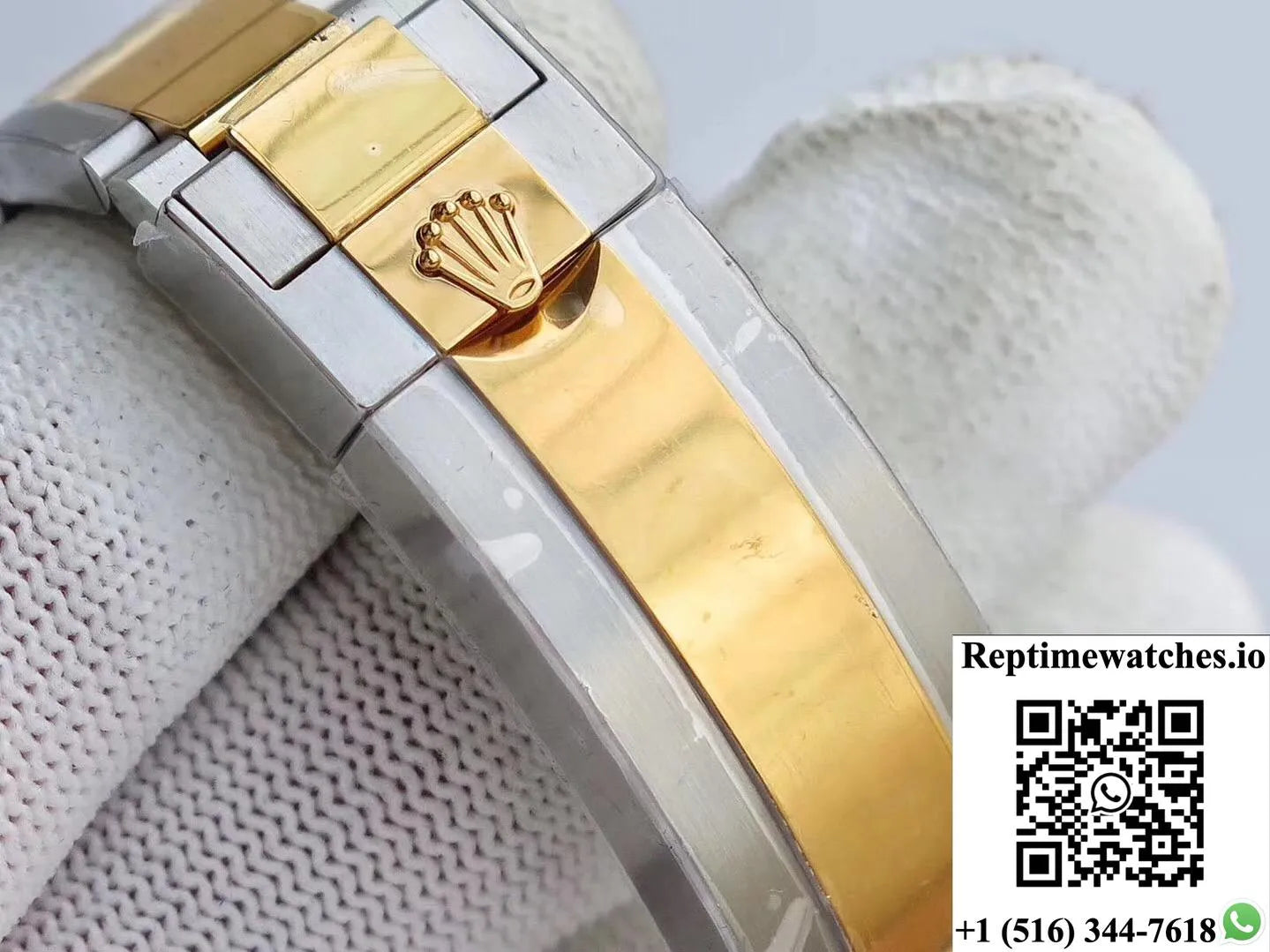 Rolex Submariner Date 116613Lb Vr Factory Yellow Gold Wrapped Blue Dial-Rep Time Watches