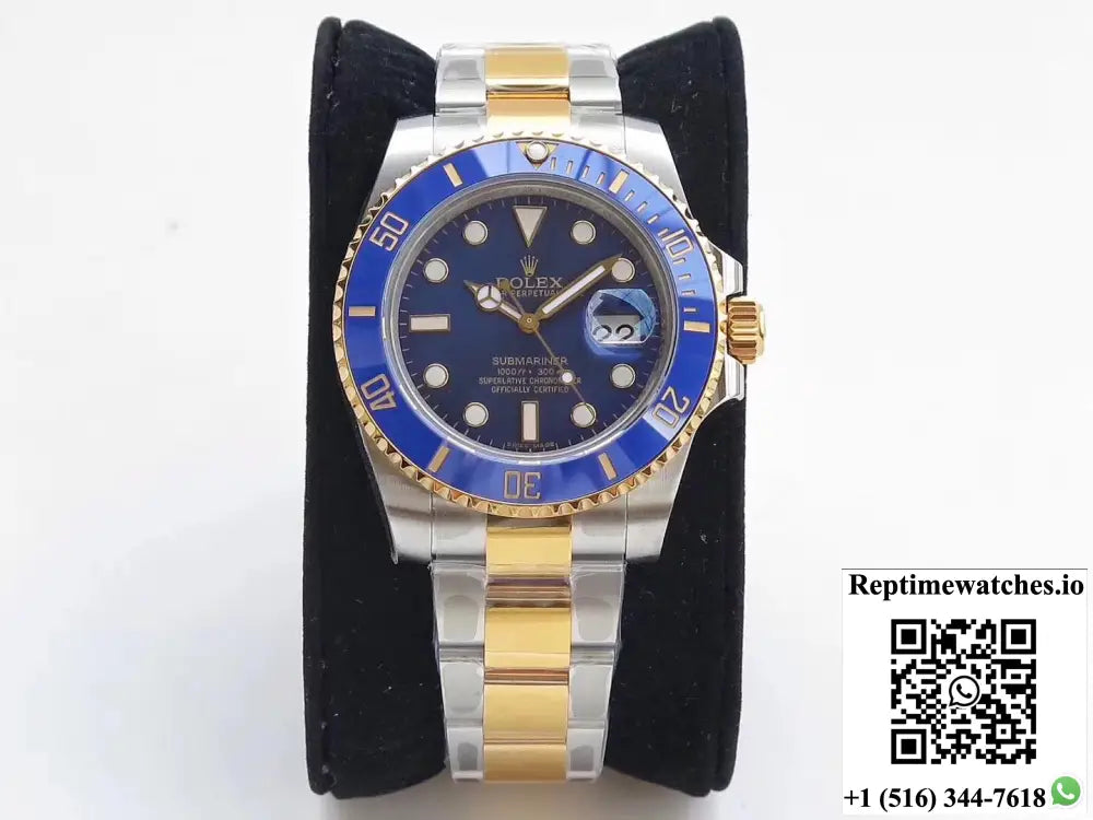 Rolex Submariner Date 116613LB VR Factory Yellow Gold Wrapped Blue Dial - Watches
