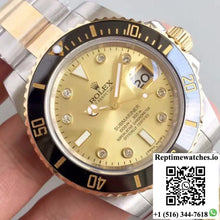 Rolex Submariner Date 116613LN 2018 Noob Factory V8 Champagne Dial - Watches