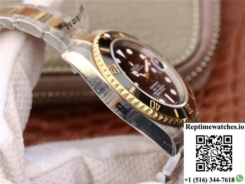 Rolex Submariner Date 116613Ln Vr Factory 18K Yellow Gold Wrapped Black Dial-Rep Time Watches