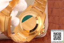 Rolex Submariner Date 116618LB VR Factory 18K Yellow Gold Wrapped Blue Dial - Watches