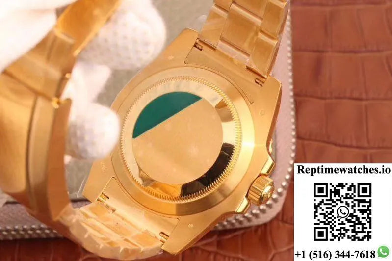 Rolex Submariner Date 116618Ln Vr Factory 18K Yellow Gold Wrapped Black Dial-Rep Time Watches