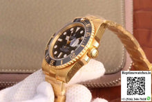 Rolex Submariner Date 116618LN VR Factory 18K Yellow Gold Wrapped Black Dial - Watches