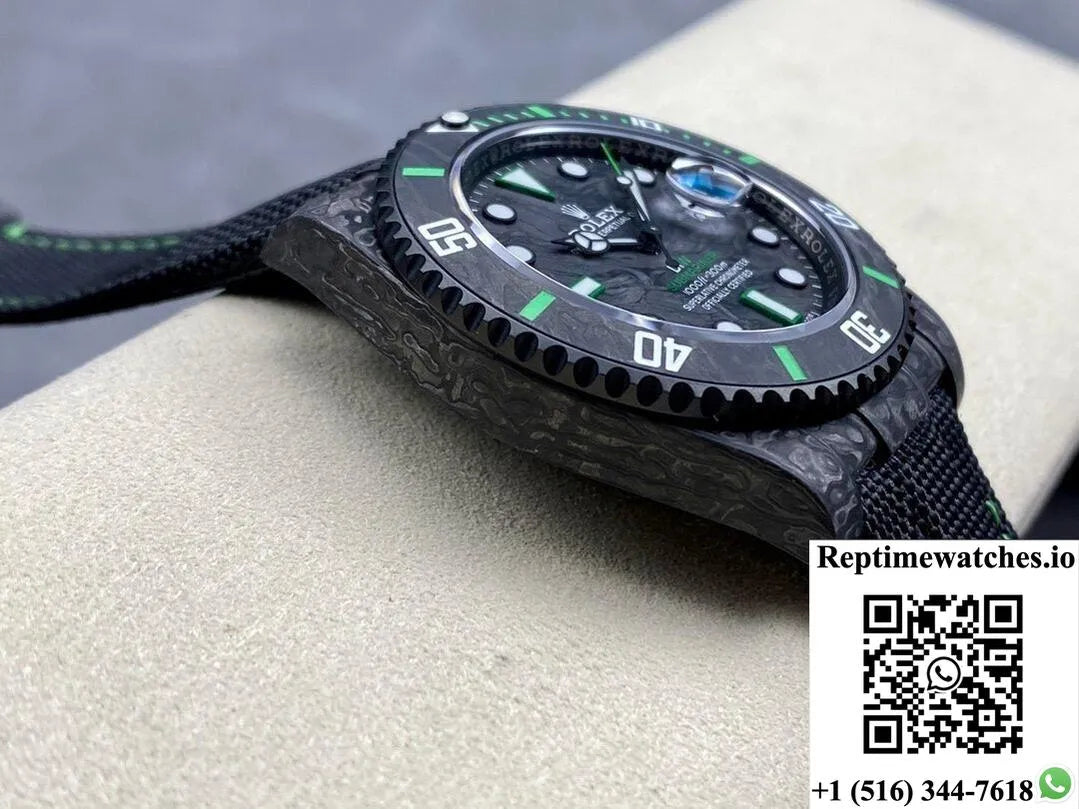 Rolex Submariner Diw Customized Vs Factory Carbon Fiber Case-Rep Time Watches
