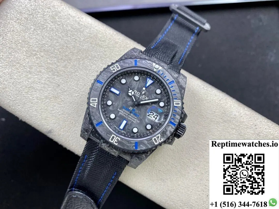 Rolex Submariner Diw Customized Vs Factory Carbon Fiber Material-Rep Time Watches