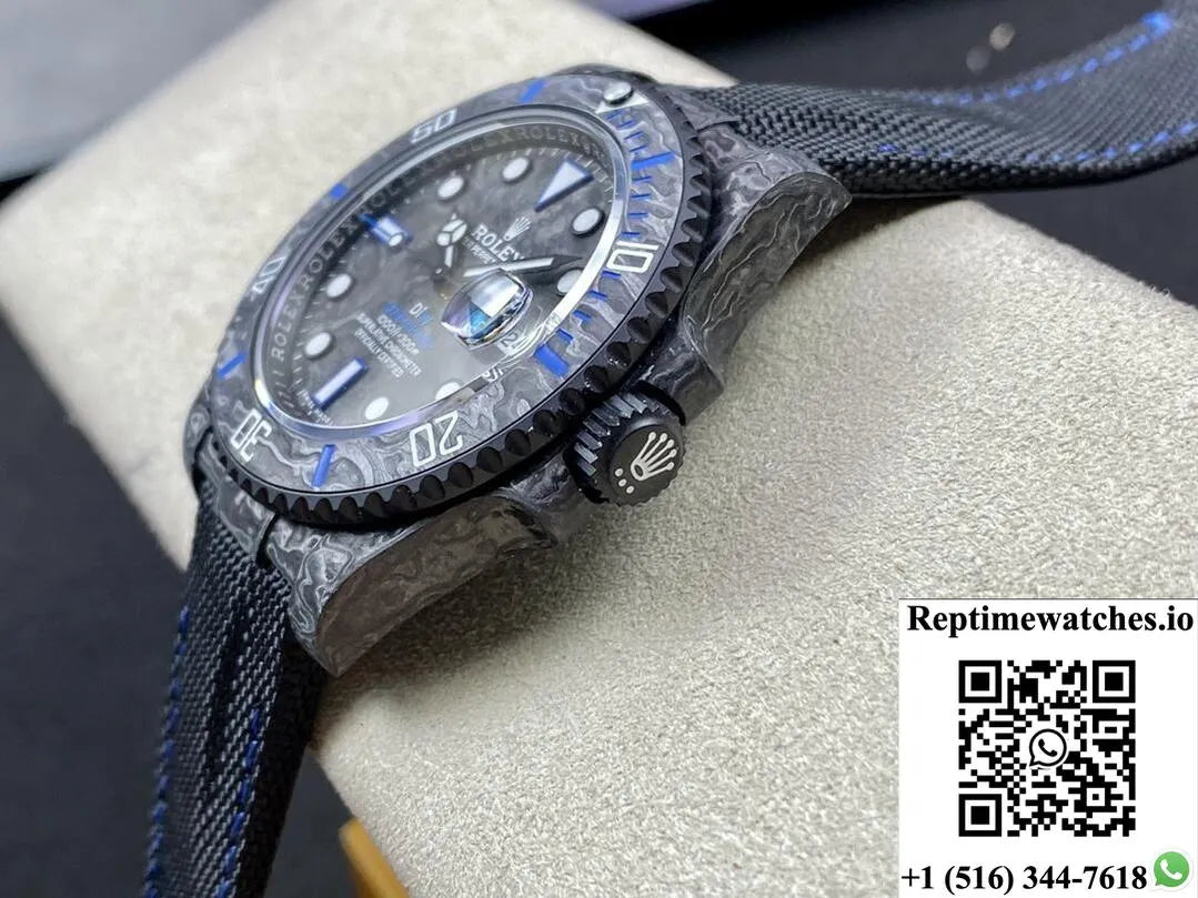 Rolex Submariner Diw Customized Vs Factory Carbon Fiber Material-Rep Time Watches
