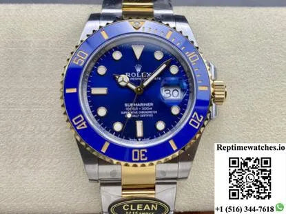 Rolex Submariner M126613Lb-0002 41Mm Clean Factory Yellow Gold-Rep Time Watches