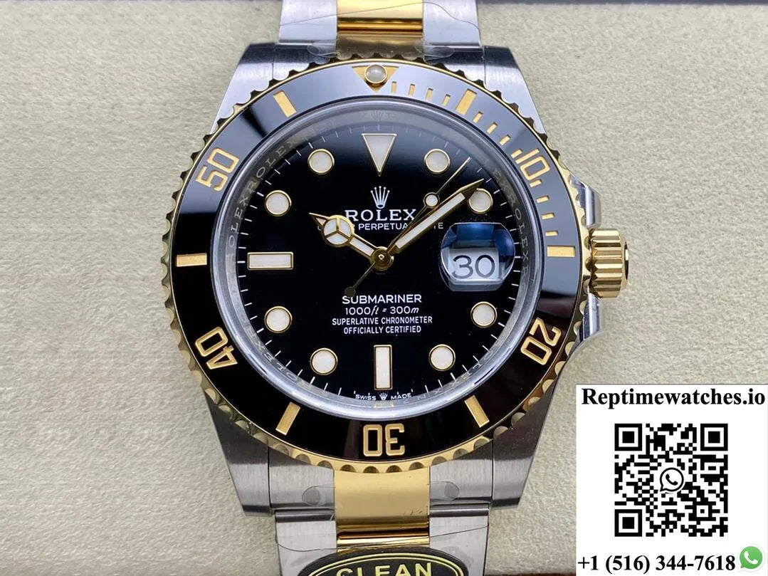 Rolex Submariner M126613Ln-0002 41Mm Clean Factory Yellow Gold-Rep Time Watches