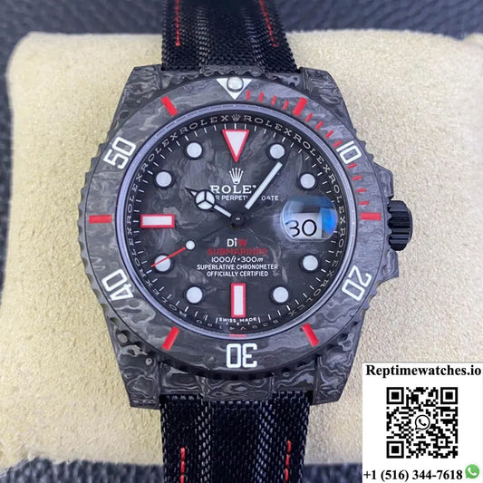 Rolex Submariner Vs Factory Diw Nylon Velcro Strap-Rep Time Watches
