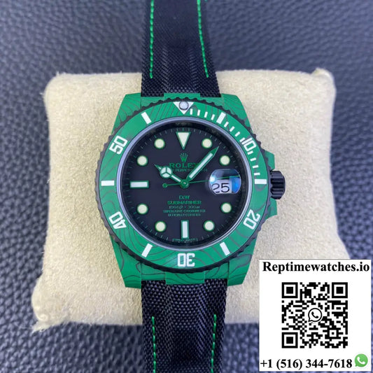 Rolex Submariner VS Factory Green Carbon Fiber Bezel - Watches