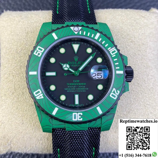 Rolex Submariner Vs Factory Green Carbon Fiber Bezel-Rep Time Watches