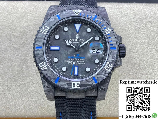 Rolex Submariner Vs Factory Sea-Dweller Carbon Fiber Dial-Rep Time Watches