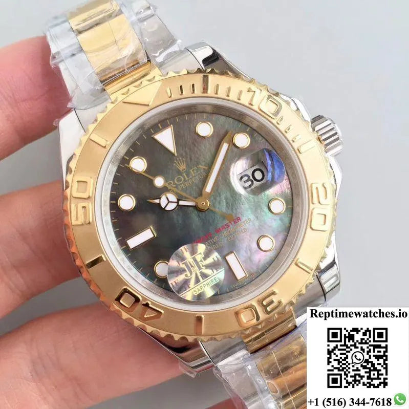 Rolex Yacht Master 116621 40Mm Jf Factory Patina Dial-Rep Time Watches