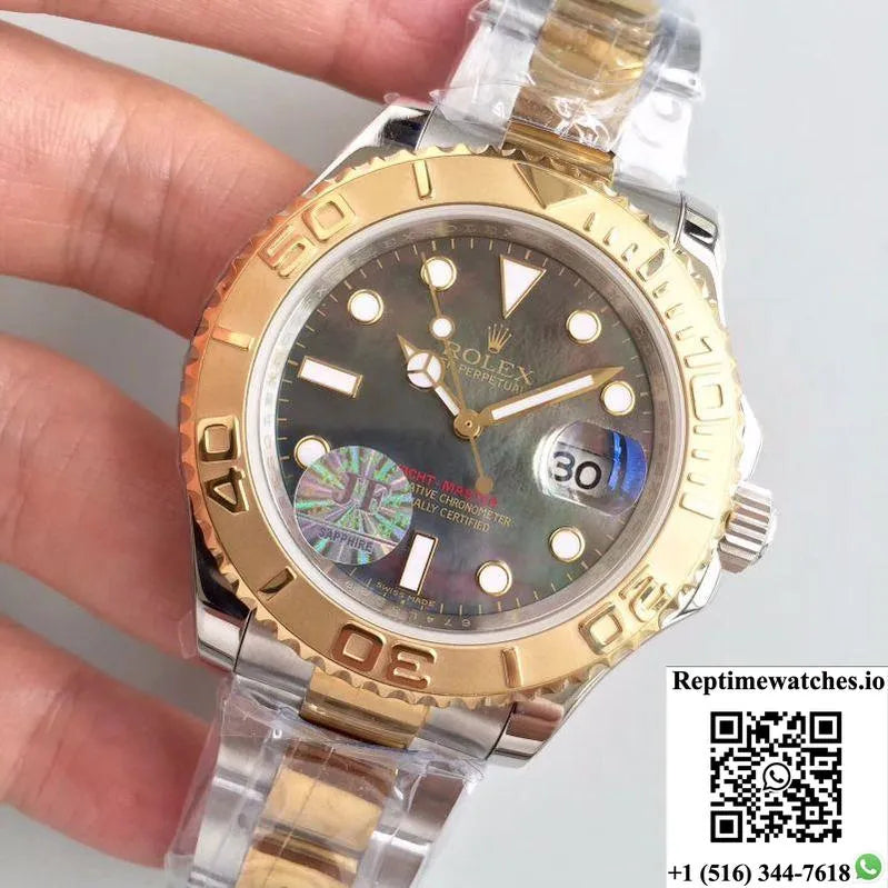 Rolex Yacht Master 116621 40Mm Jf Factory Patina Dial-Rep Time Watches
