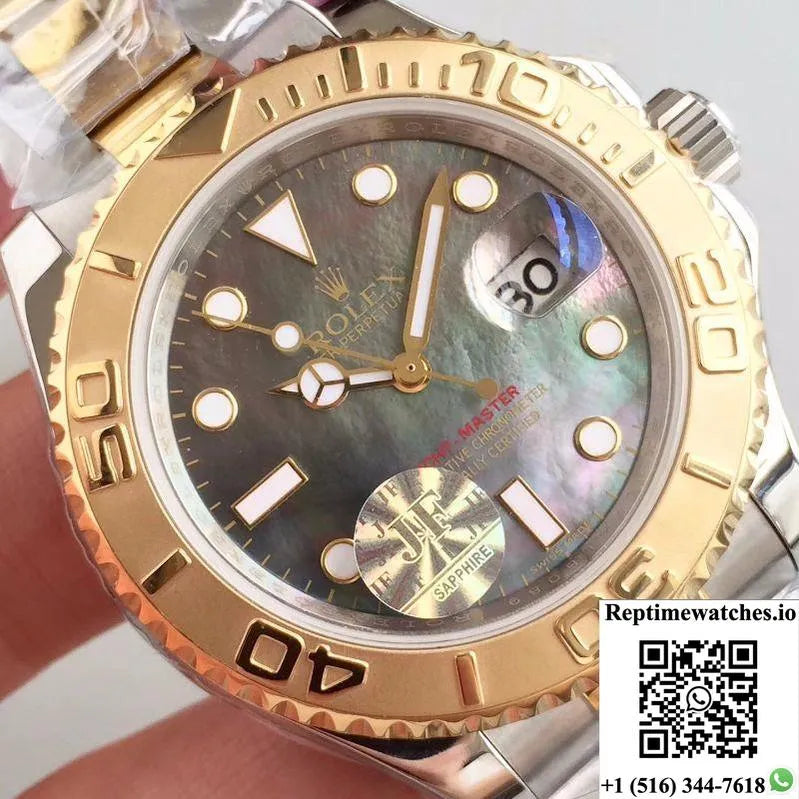 Rolex Yacht Master 116621 40Mm Jf Factory Patina Dial-Rep Time Watches