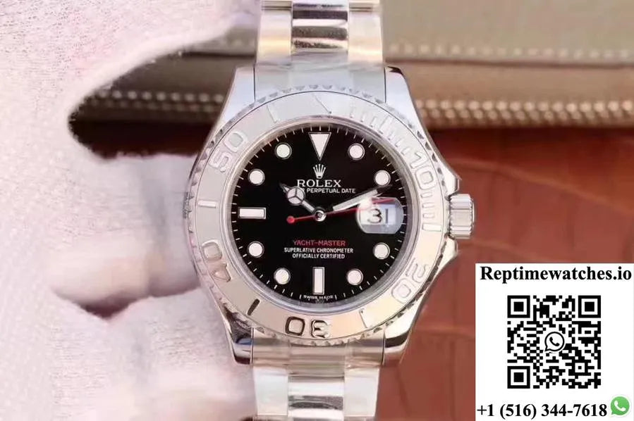 Rolex Yacht Master 116622 40Mm Ew Factory Black Dial-Rep Time Watches