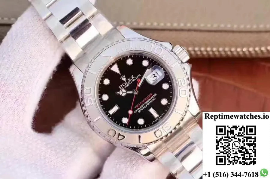 Rolex Yacht Master 116622 40Mm Ew Factory Black Dial-Rep Time Watches