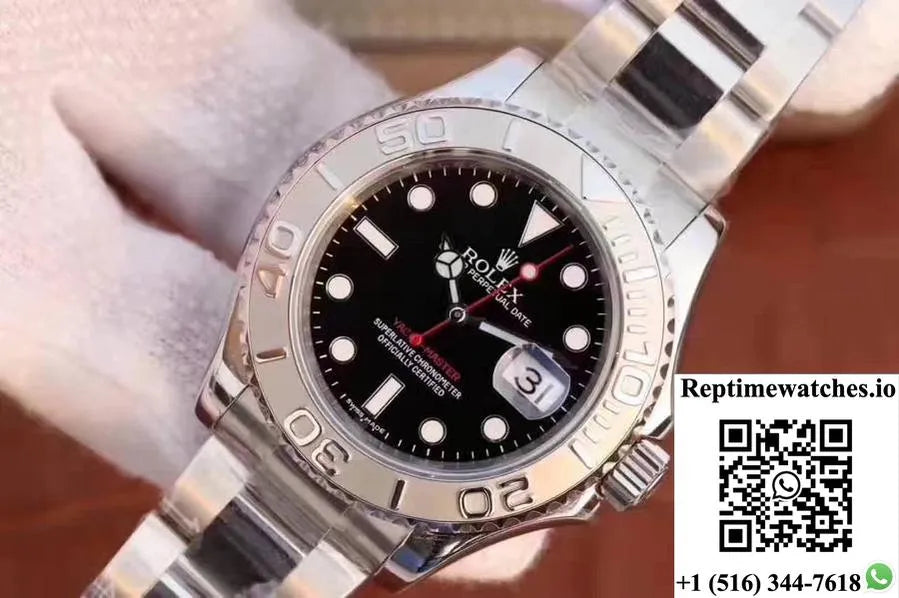 Rolex Yacht Master 116622 40Mm Ew Factory Black Dial-Rep Time Watches