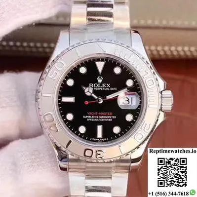 Rolex Yacht Master 116622 40Mm Ew Factory Black Dial-Rep Time Watches