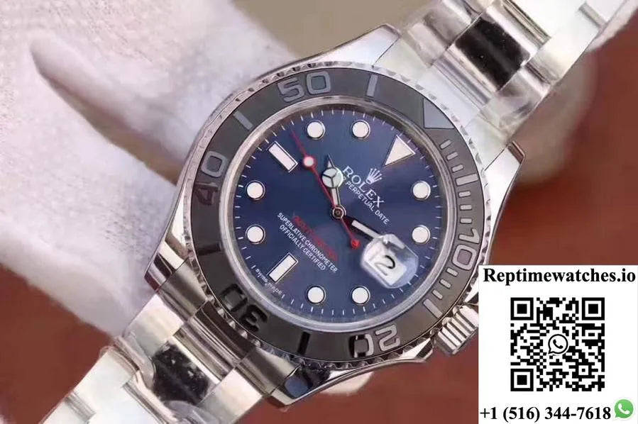 Rolex Yacht Master 116622 40Mm Ew Factory Blue Dial-Rep Time Watches