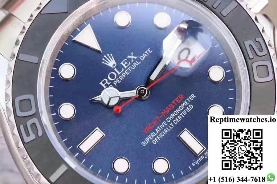Rolex Yacht Master 116622 40Mm Ew Factory Blue Dial-Rep Time Watches