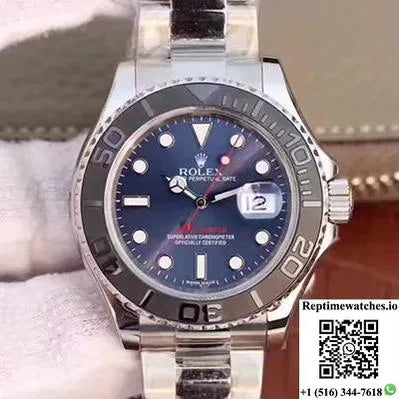 Rolex Yacht Master 116622 40Mm Ew Factory Blue Dial-Rep Time Watches