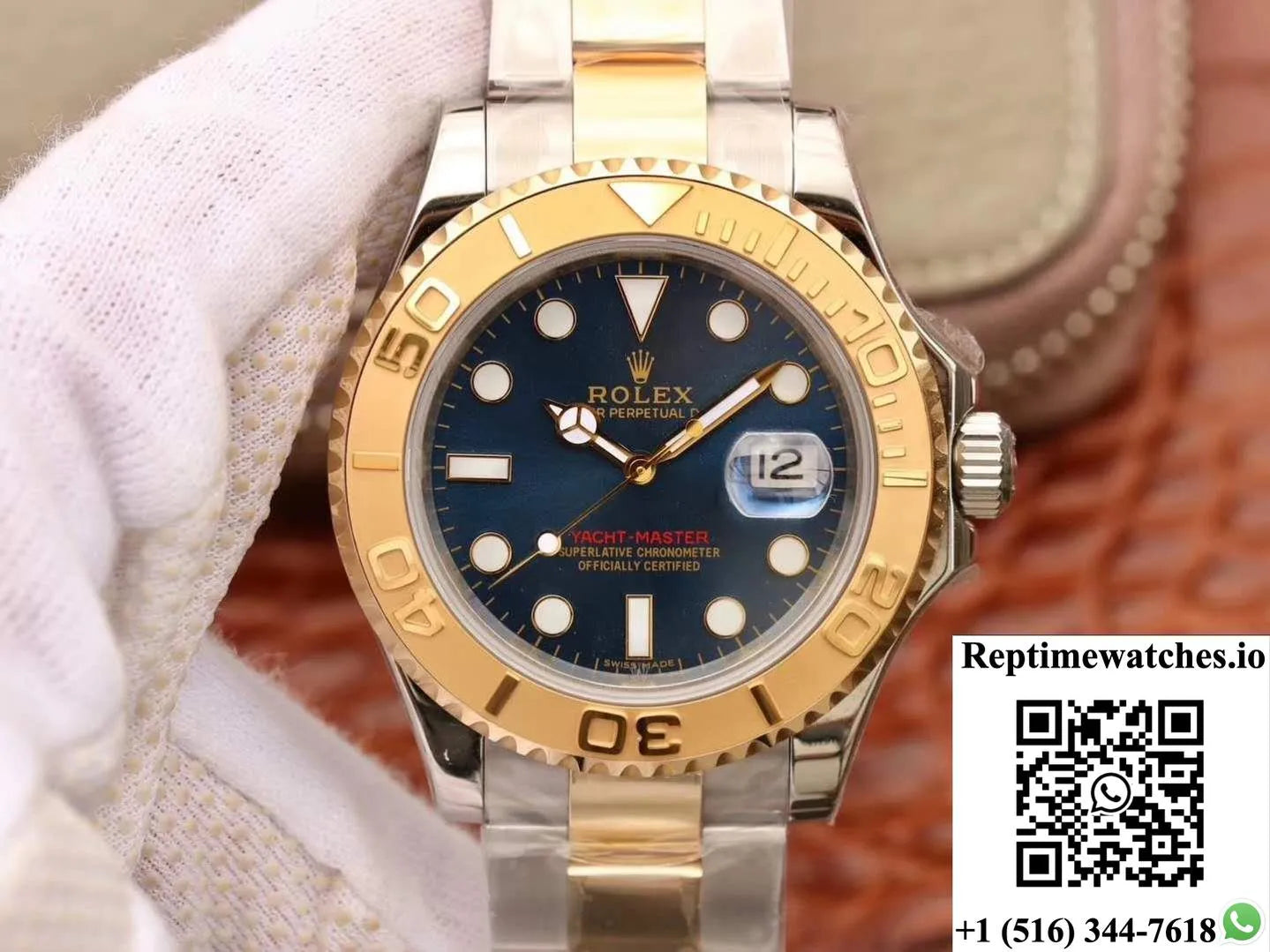 Rolex Yacht Master 116623 Blue Dial-Rep Time Watches