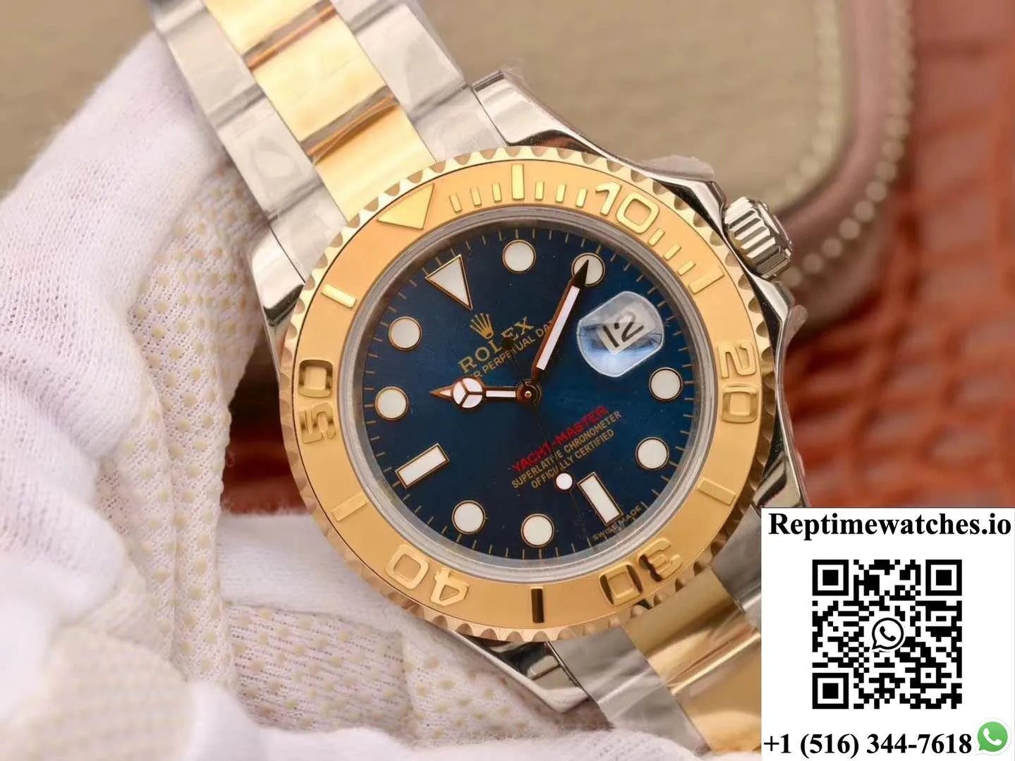 Rolex Yacht Master 116623 Blue Dial-Rep Time Watches