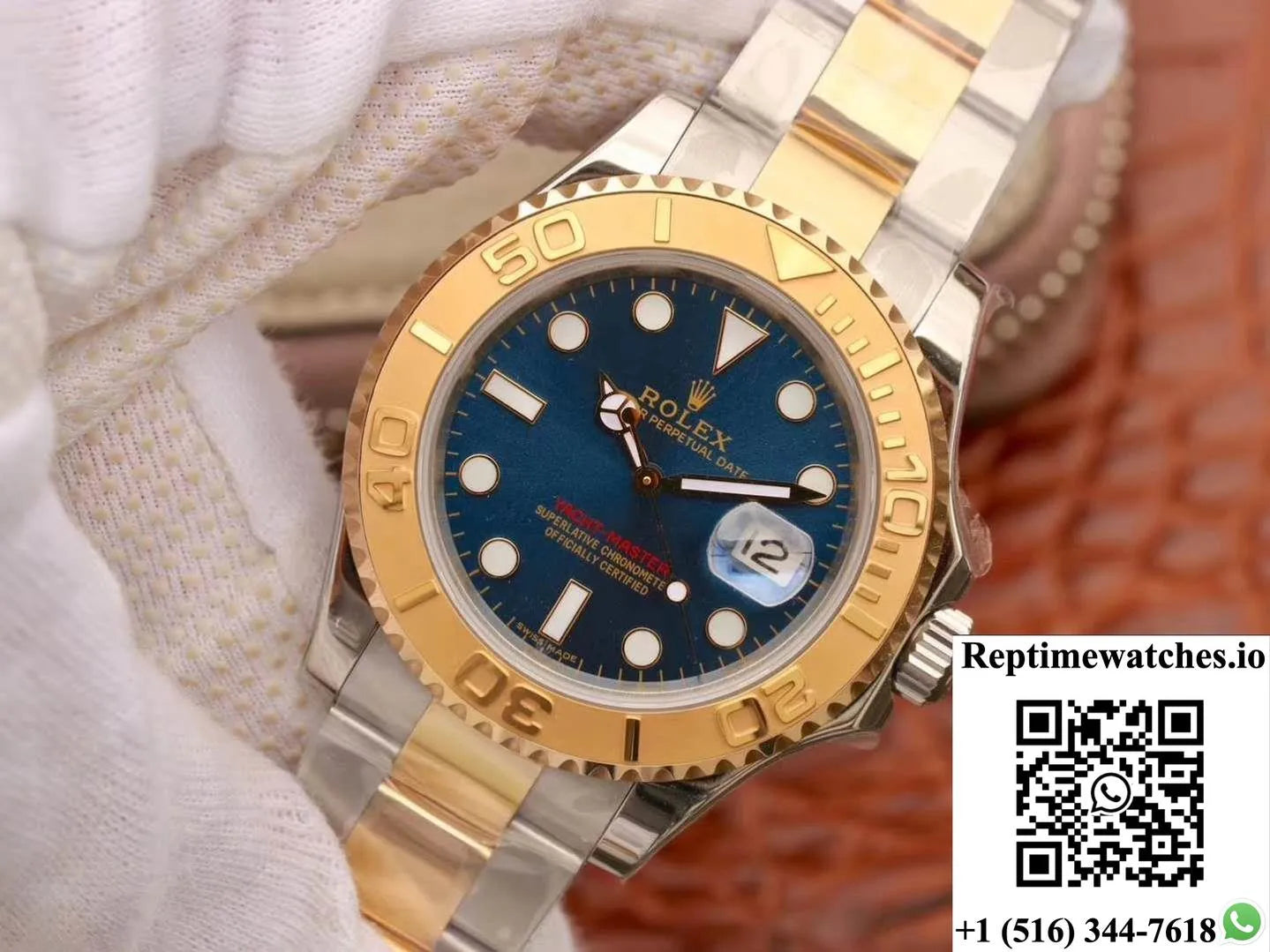 Rolex Yacht Master 116623 Blue Dial-Rep Time Watches