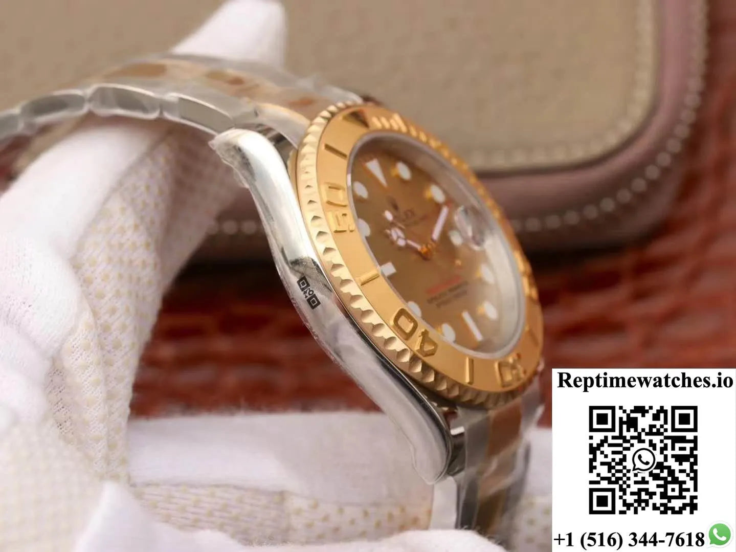 Rolex Yacht Master 116623 Champagne Dial-Rep Time Watches