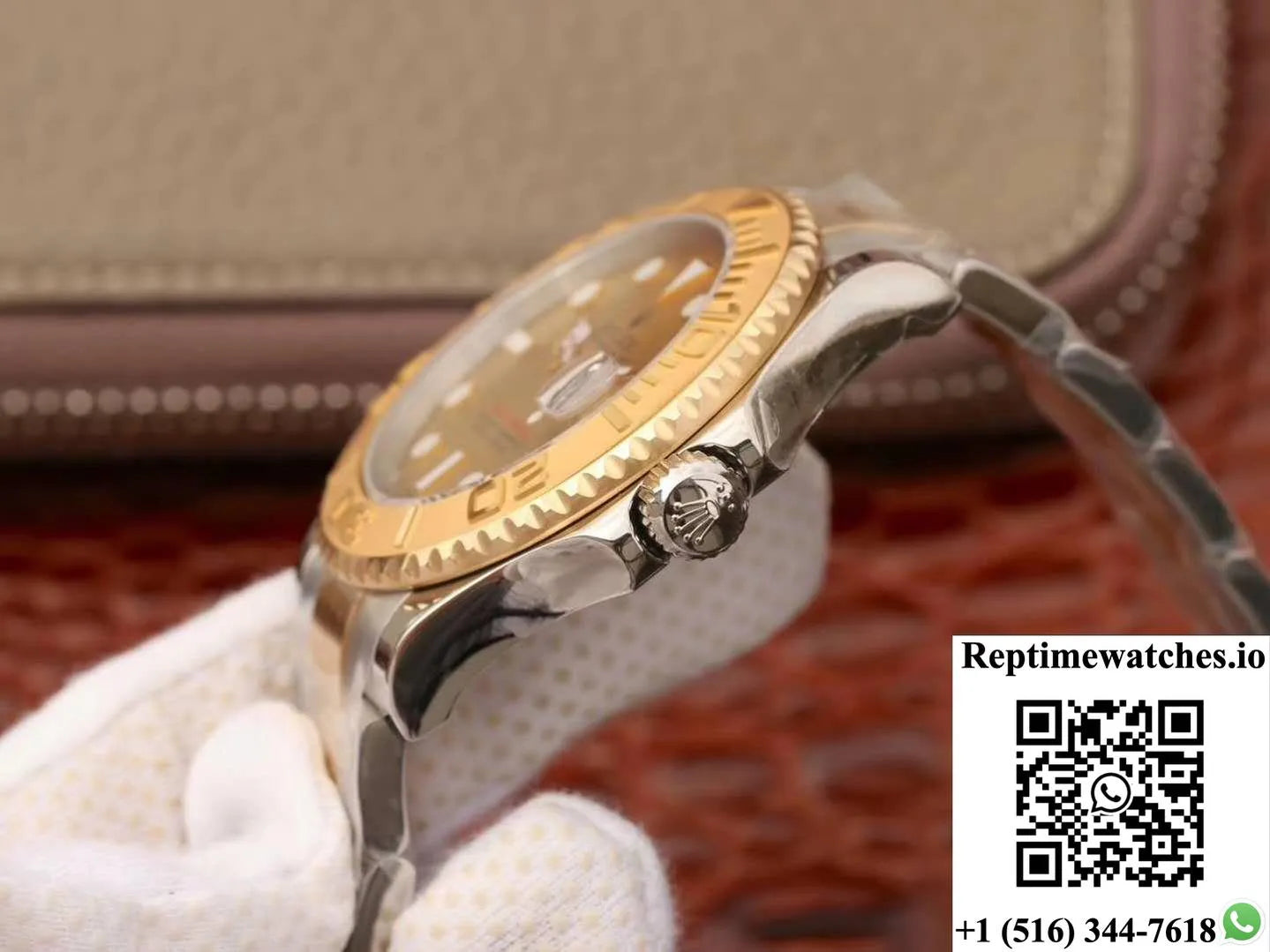 Rolex Yacht Master 116623 Champagne Dial-Rep Time Watches