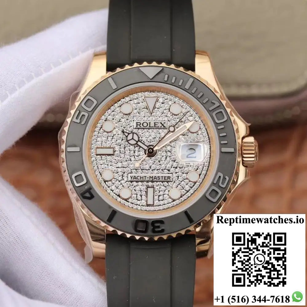 Rolex Yacht Master 116655 40mm Diamond Dial - Watches