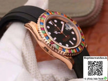 Rolex Yacht Master 116695SATS 40MM Noob Factory 18K Rose Gold Wrapped Black Dial - Watches