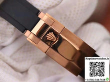 Rolex Yacht Master 116695SATS 40MM Noob Factory 18K Rose Gold Wrapped Black Dial - Watches