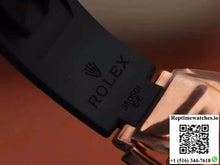Rolex Yacht Master 116695SATS 40MM Noob Factory 18K Rose Gold Wrapped Black Dial - Watches